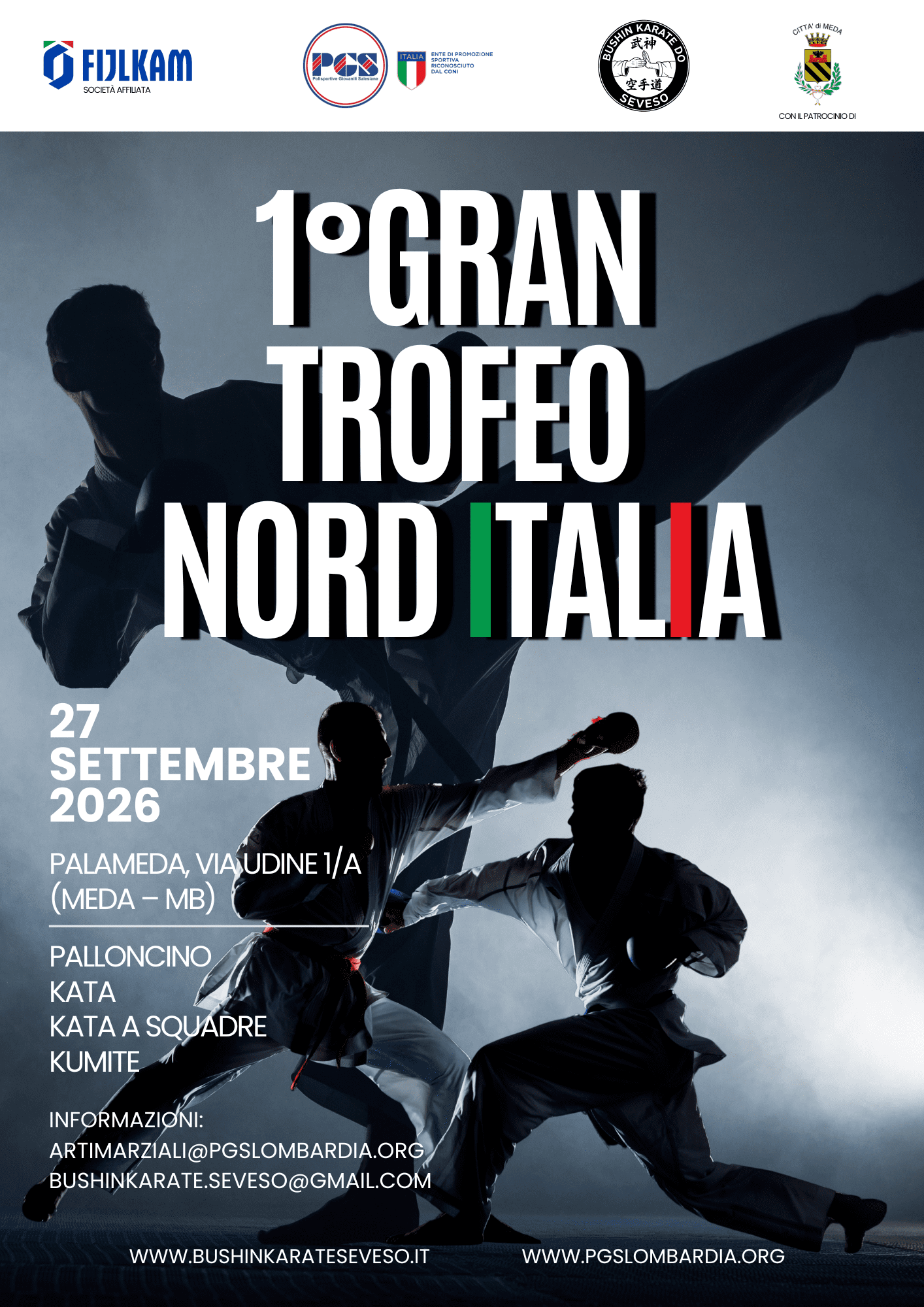 1° Gran Trofeo Nord Italia karate Meda 2026